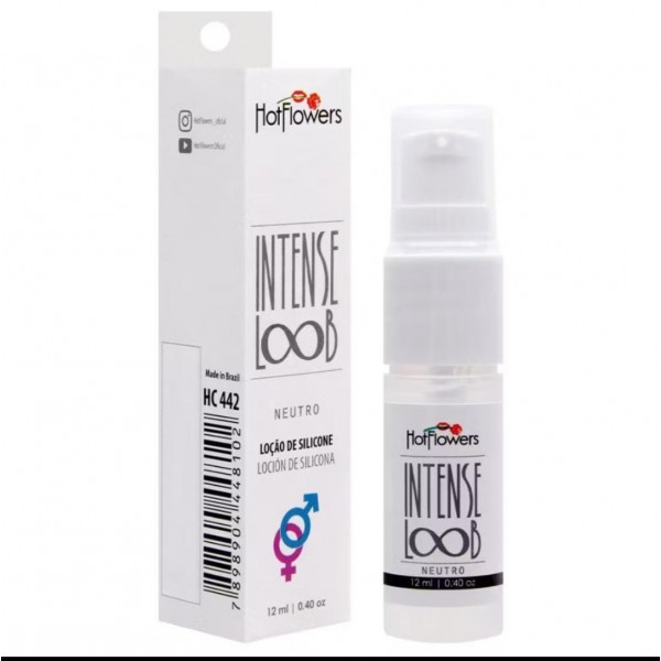 Gel Lubrificante Hot Flowers Intense Loob Neutro 12ml