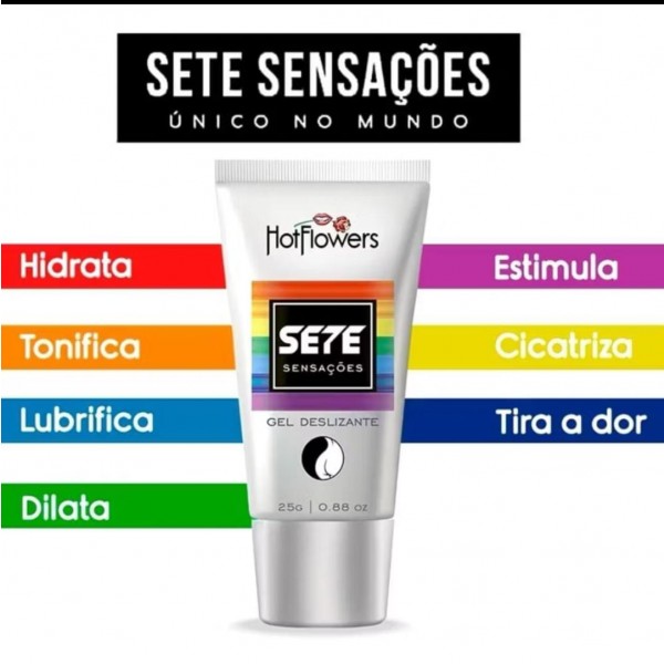 Gel Deslizante Sete Sensações Hot Flowers