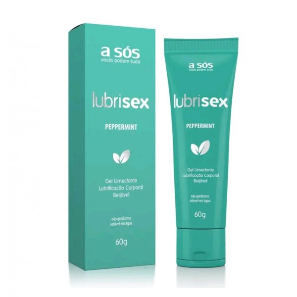 Gel Umectante Lubrisex Peppermint 60g