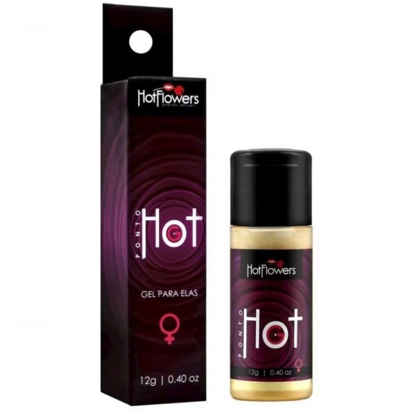 Gel Hot Flowers Ponto Hot para Elas 12g