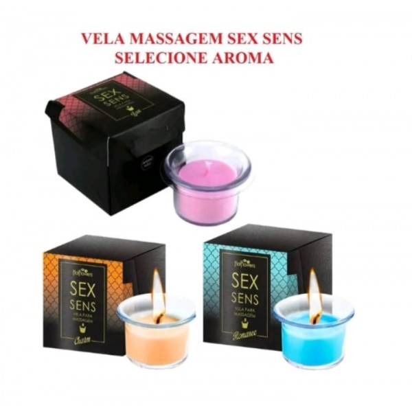 Vela de Massagem Aromática Sex Sens
