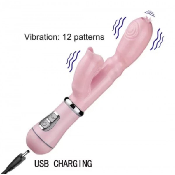 Vibrador Personal Massager com 12 Padrões de Vibração