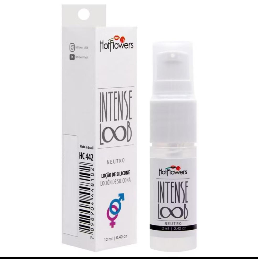Gel Lubrificante Hot Flowers Intense Loob Neutro 12ml