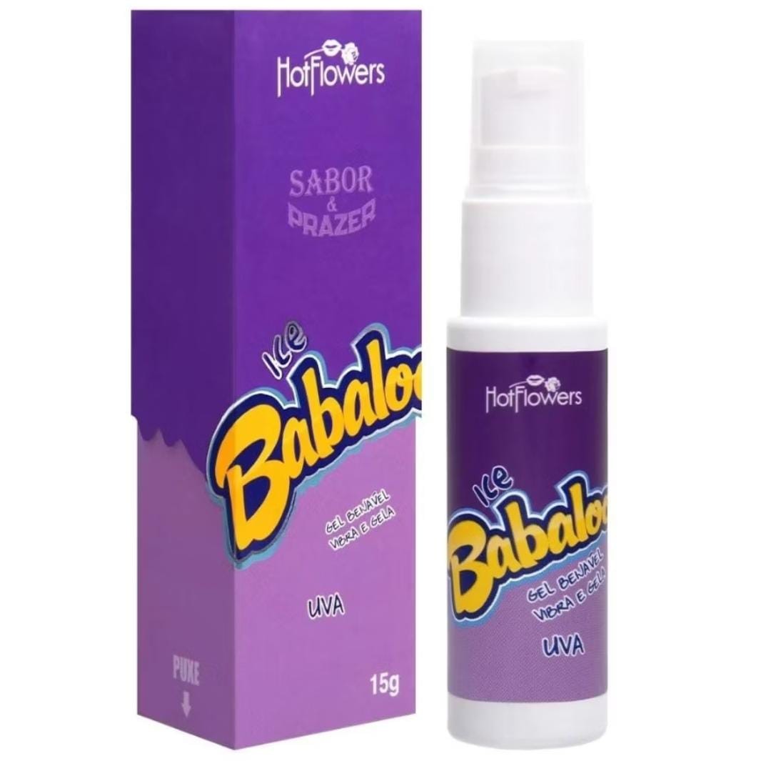 Gel Beijável Ice Babaloo Uva 15g