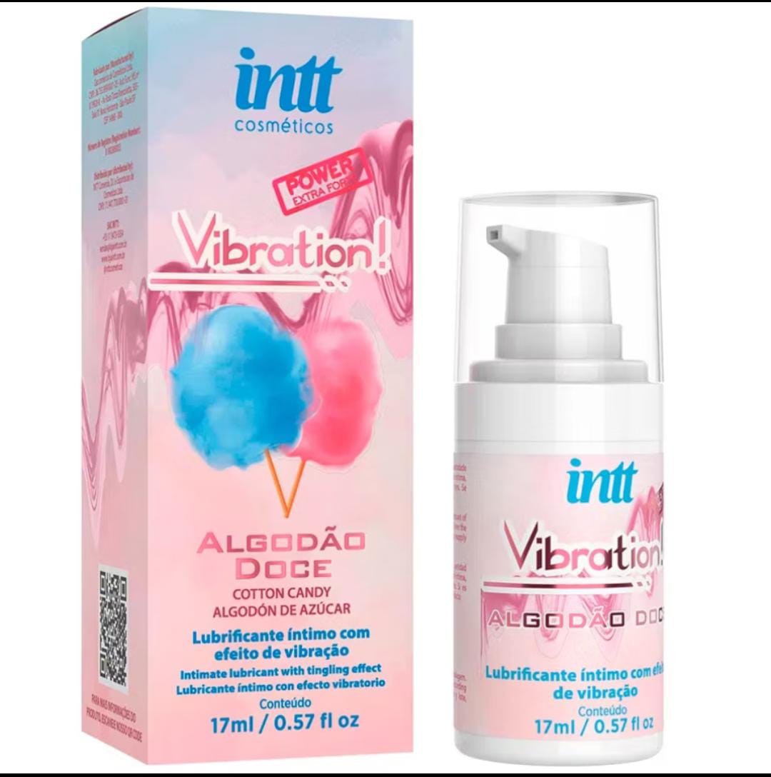 Lubrificante Íntimo Efeito Vibratório Algodão Doce - 17ml