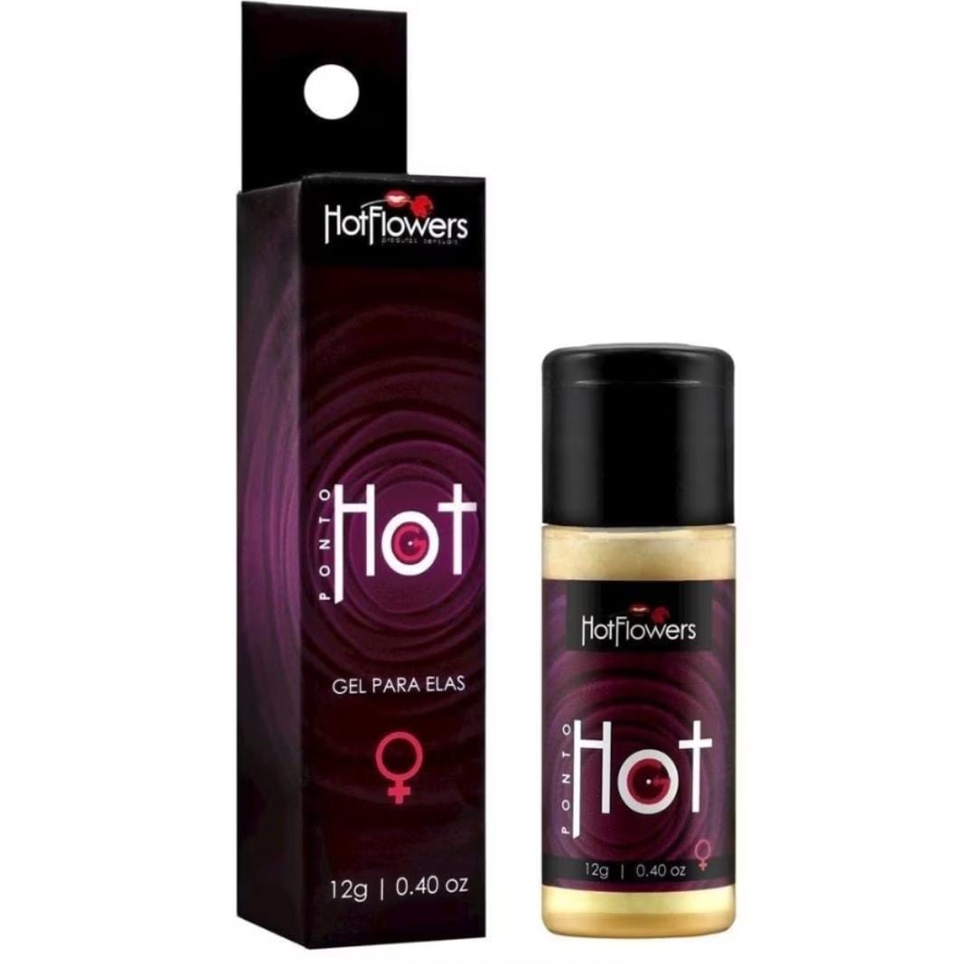 Gel Hot Flowers Ponto Hot para Elas 12g