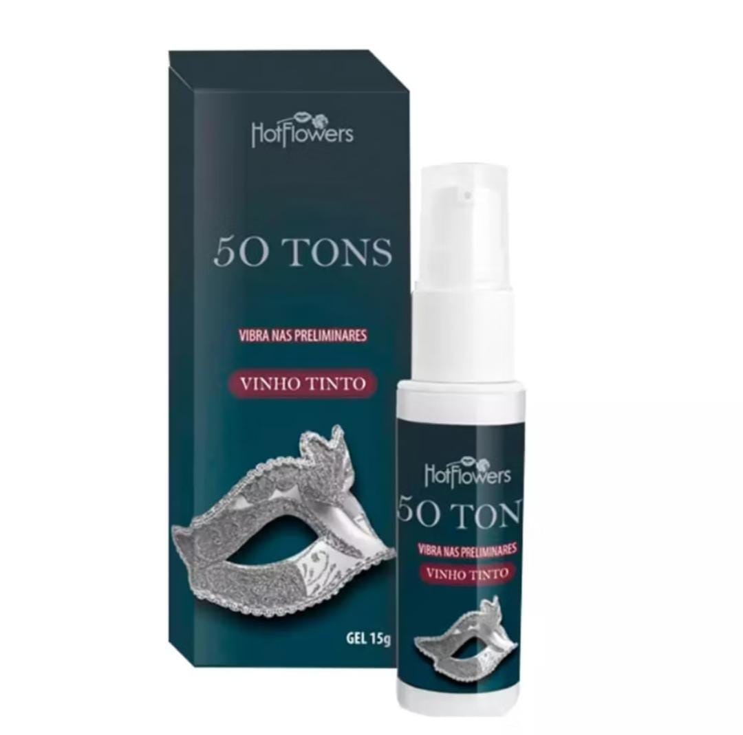 Gel Vibrante 50 Tons Vinho Tinto - Hot Flowers