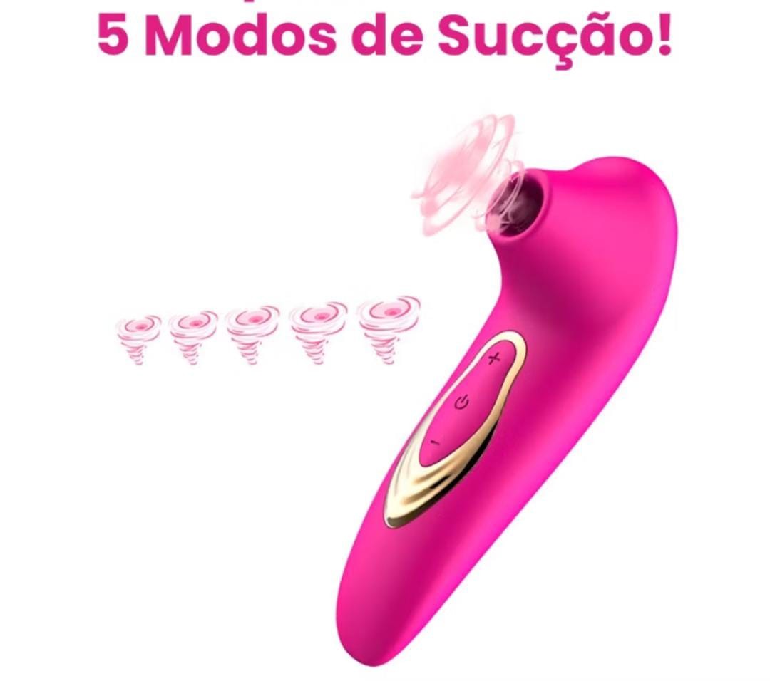 Estimulador de Clitóris com 5 Modos de Sucção