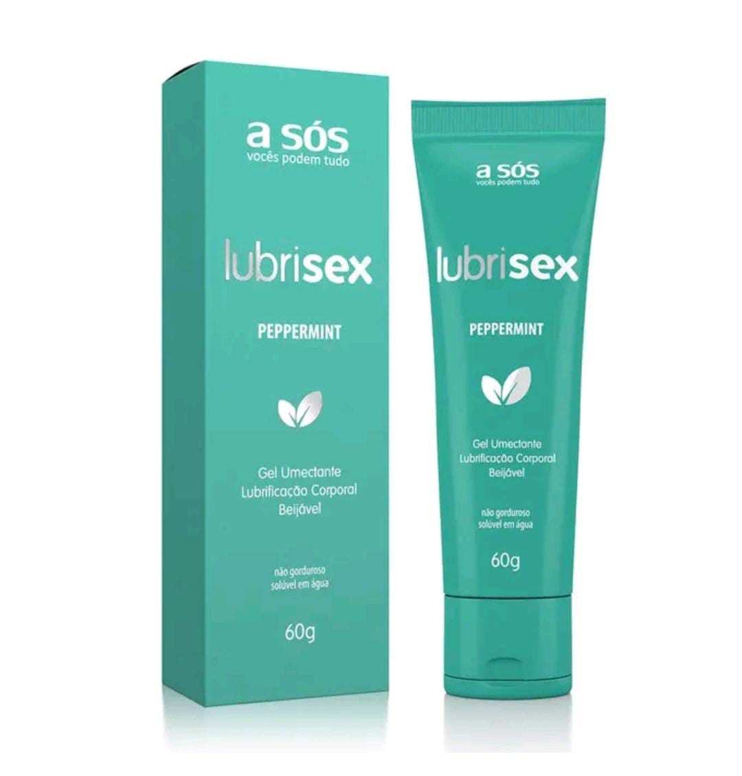 Gel Umectante Lubrisex Peppermint 60g